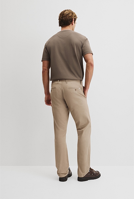 Australian Cotton Standard Fit Stretch Chino