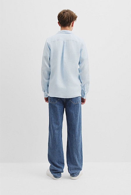 Teen Organically Grown Linen Shirt