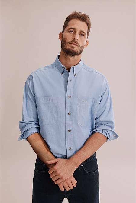 80s Reissue Unisex Chambray Shirt