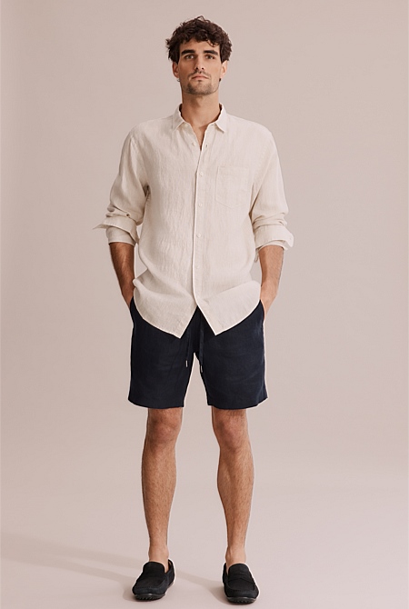 Regular Fit Linen Shirt