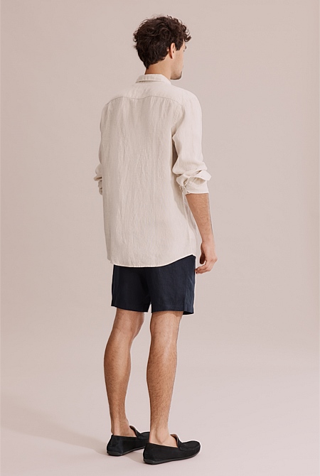 Regular Fit Linen Shirt