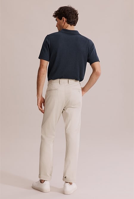 Australian Cotton Standard Fit Stretch Chino