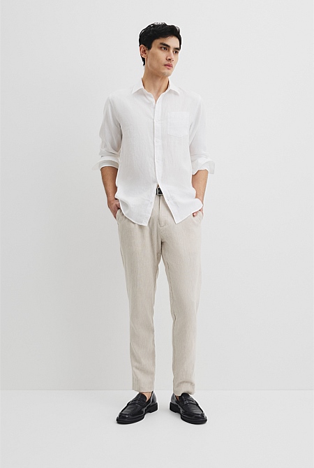 Regular Fit Organically Grown Linen Shirt