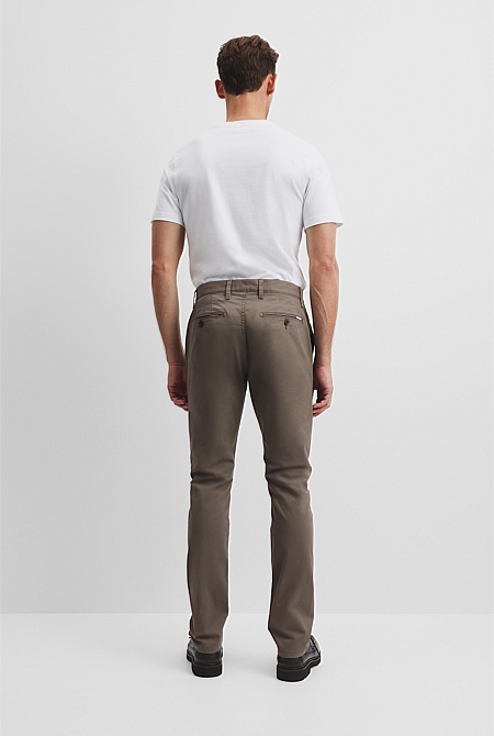 Australian Cotton Slim Fit Stretch Chino
