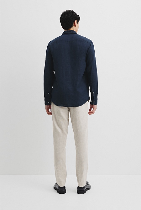 Organically Grown Linen Regular Fit Shirt