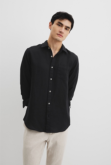 Organically Grown Linen Regular Fit Shirt