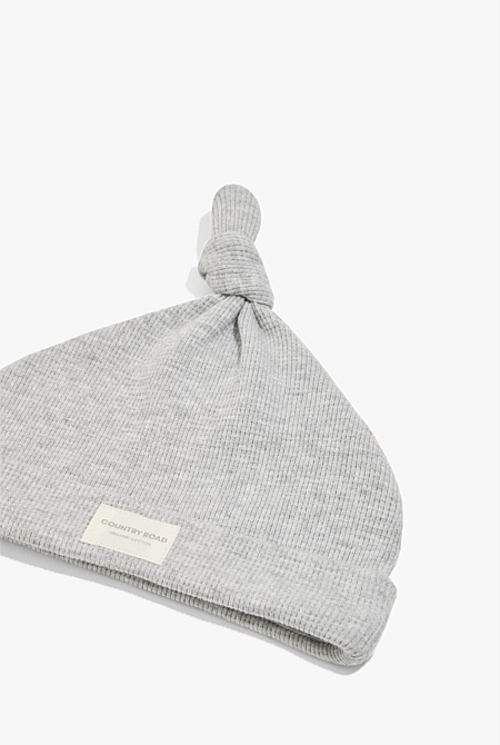 Organically Grown Cotton Waffle Beanie