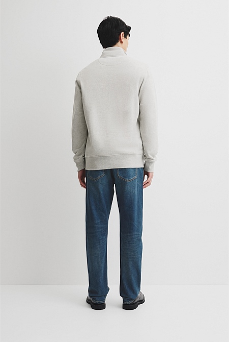 Australian Cotton Half Zip Heritage Sweat