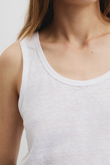 Linen Jersey Tank