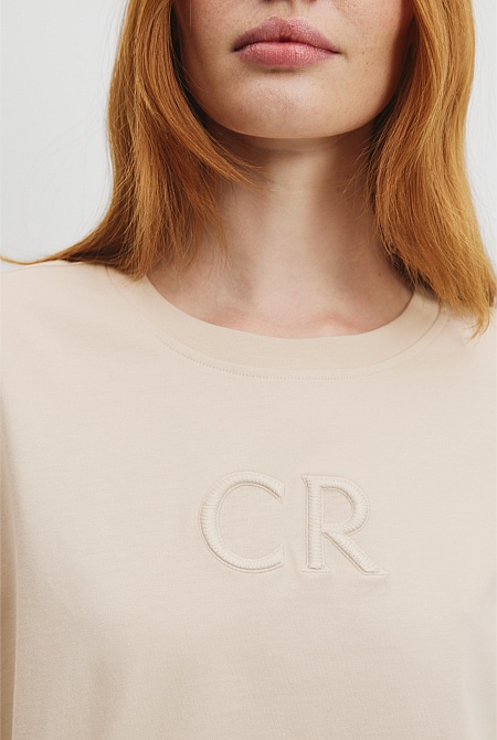 Australian Cotton CR Logo T-Shirt