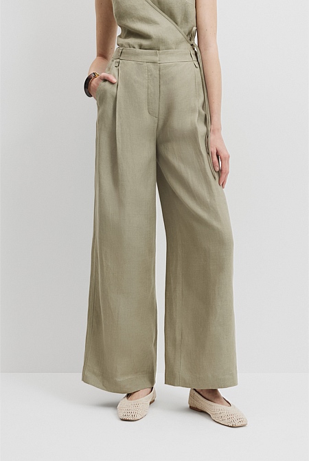 Organically Grown Linen Yarn Dyed Pant