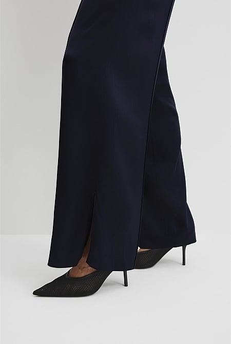 Satin Pull-On Pant