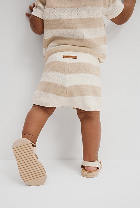 Organically Grown Cotton Wavy Knit Short