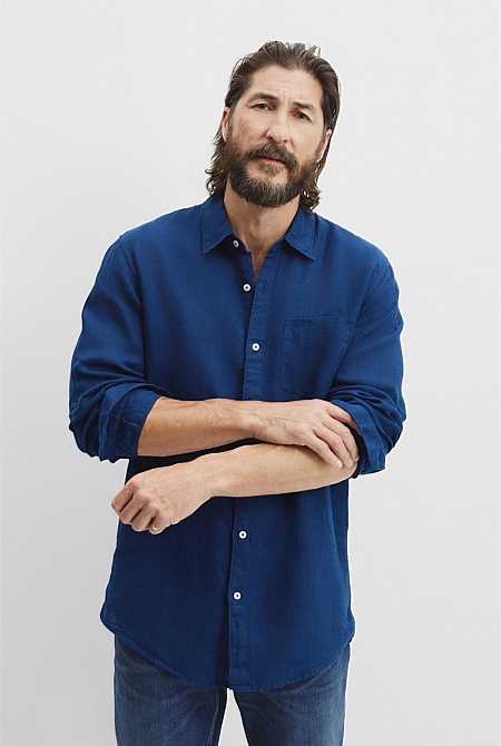 Regular Fit Organically Grown Linen Shirt