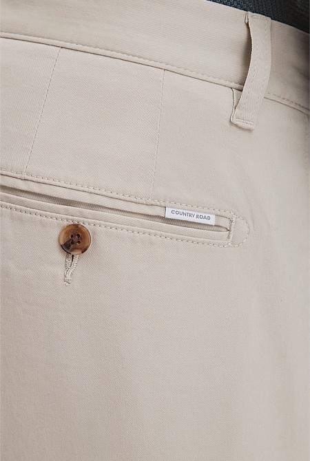 Australian Cotton Standard Fit Stretch Chino