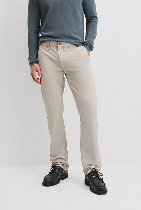 Australian Cotton Standard Fit Stretch Chino