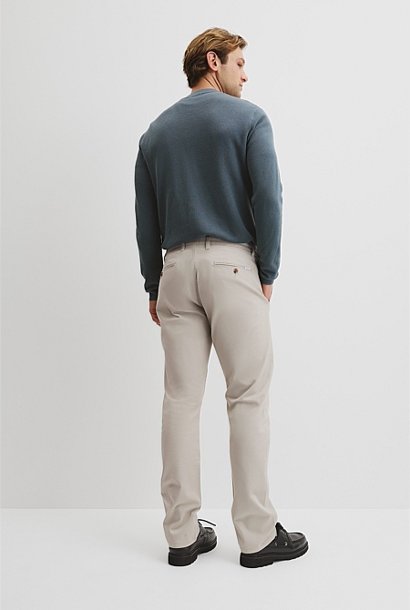 Australian Cotton Standard Fit Stretch Chino