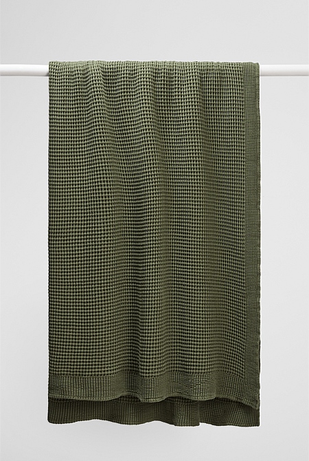Monti Cotton Waffle Blanket