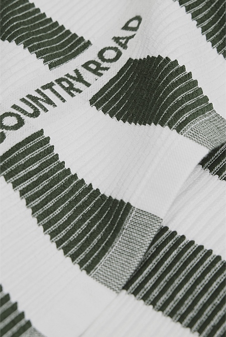CR Stripe Australian Cotton Tea Towel Pack of 3