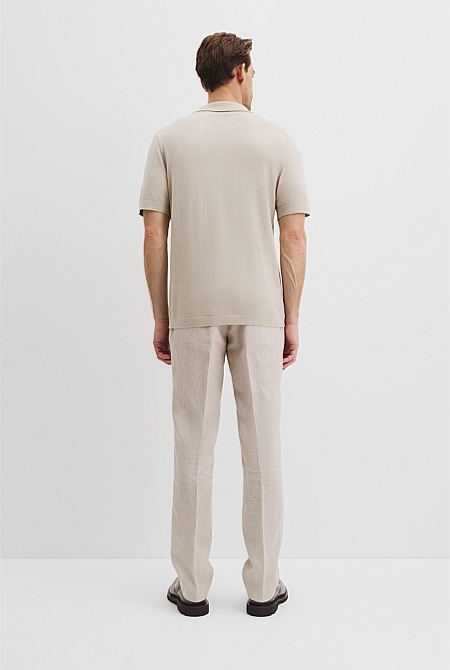 Australian Cotton Blend Silk Trophy Polo