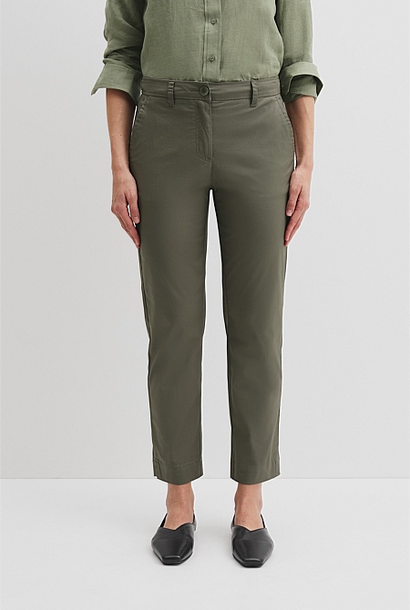 Australian Cotton Twill Walk Pant
