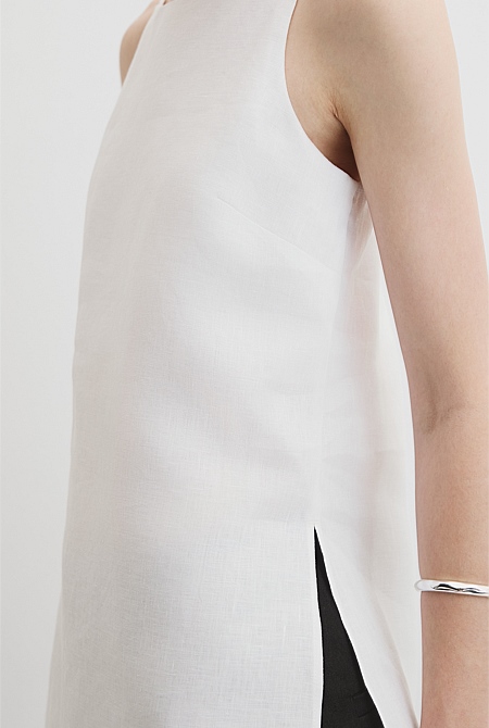 Organically Grown Linen Longline Cami