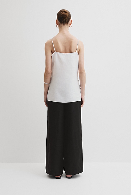 Organically Grown Linen Longline Cami