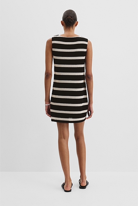 Stripe Textured Dress