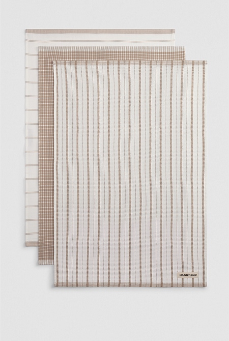Laine Australian Cotton Tea Towel Pack of 3