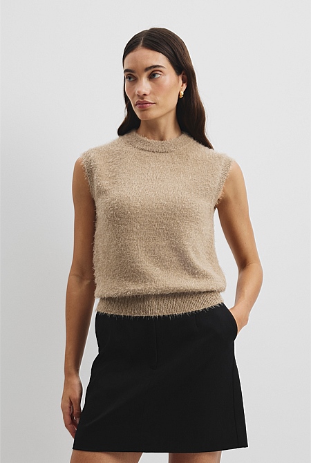 Fluffy Knit Tank