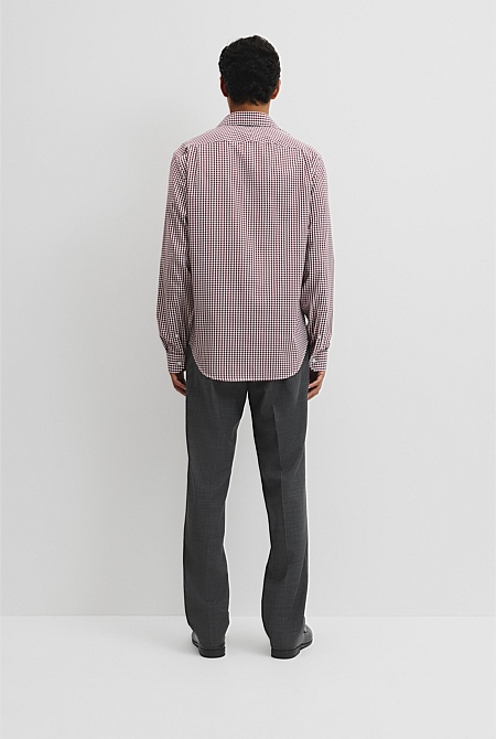 Regular Fit Gingham Travel Shirt