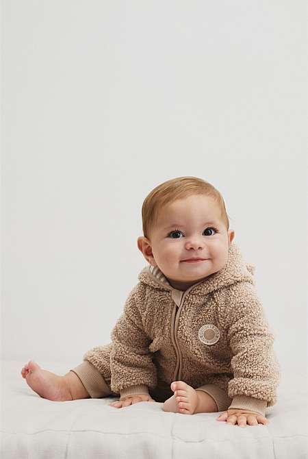 Sherpa Hooded Jumpsuit