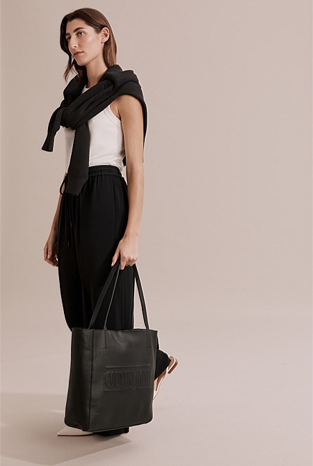 Heritage Leather Shopper