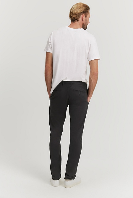 Australian Cotton Slim Fit Stretch Chino