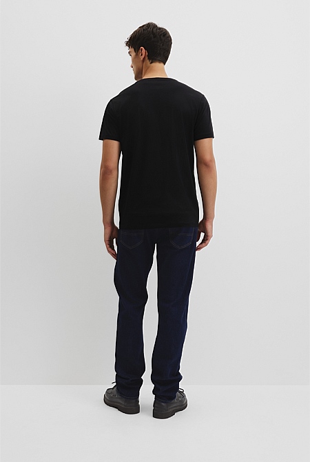 Pima Cotton V-Neck T-Shirt