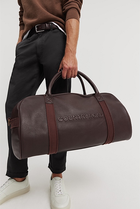 Leather Logo Tote