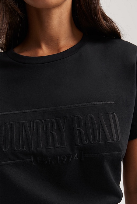 Australian Cotton Heritage Embroidered T-Shirt