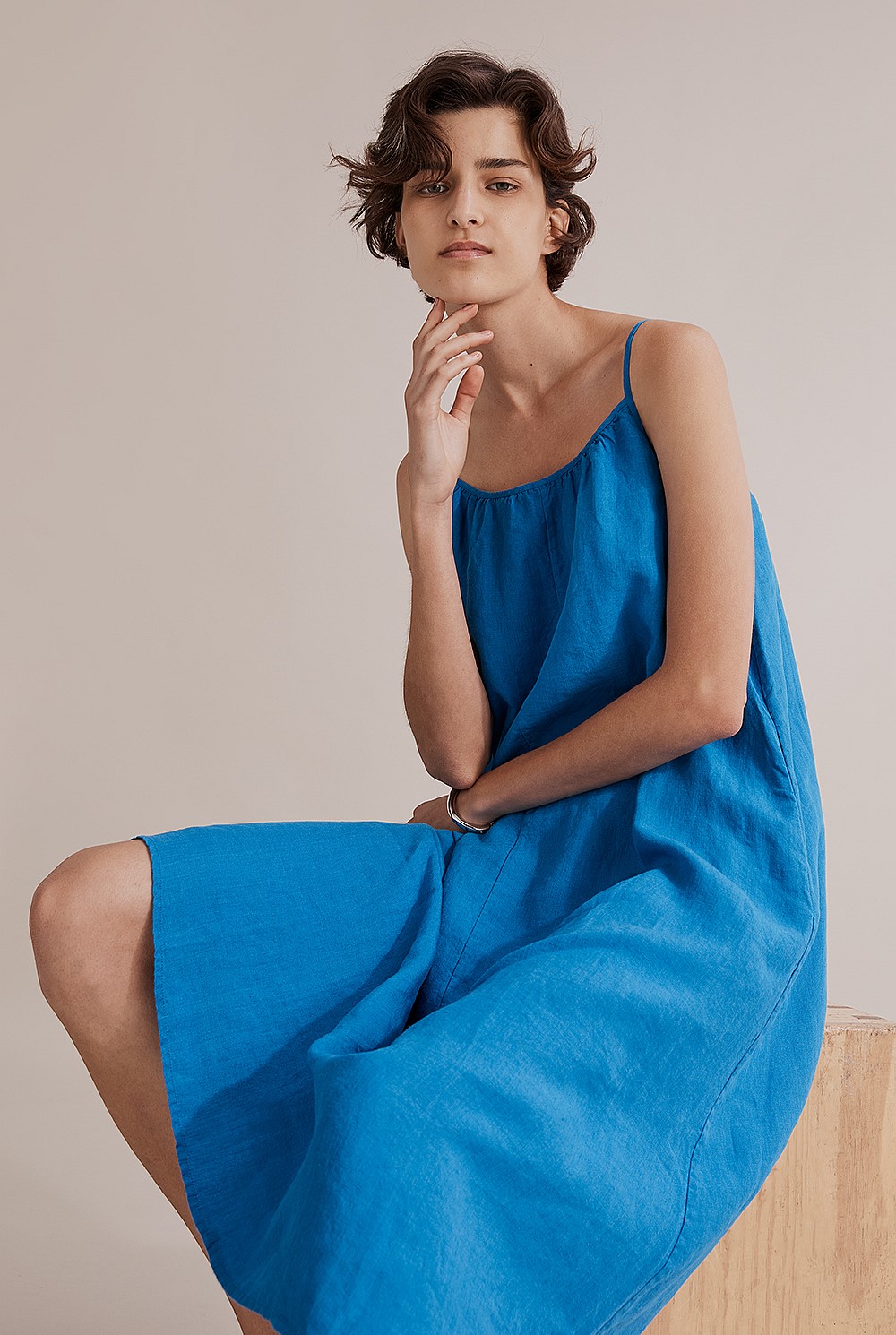 beaton linen june dress RIVER DRESS
