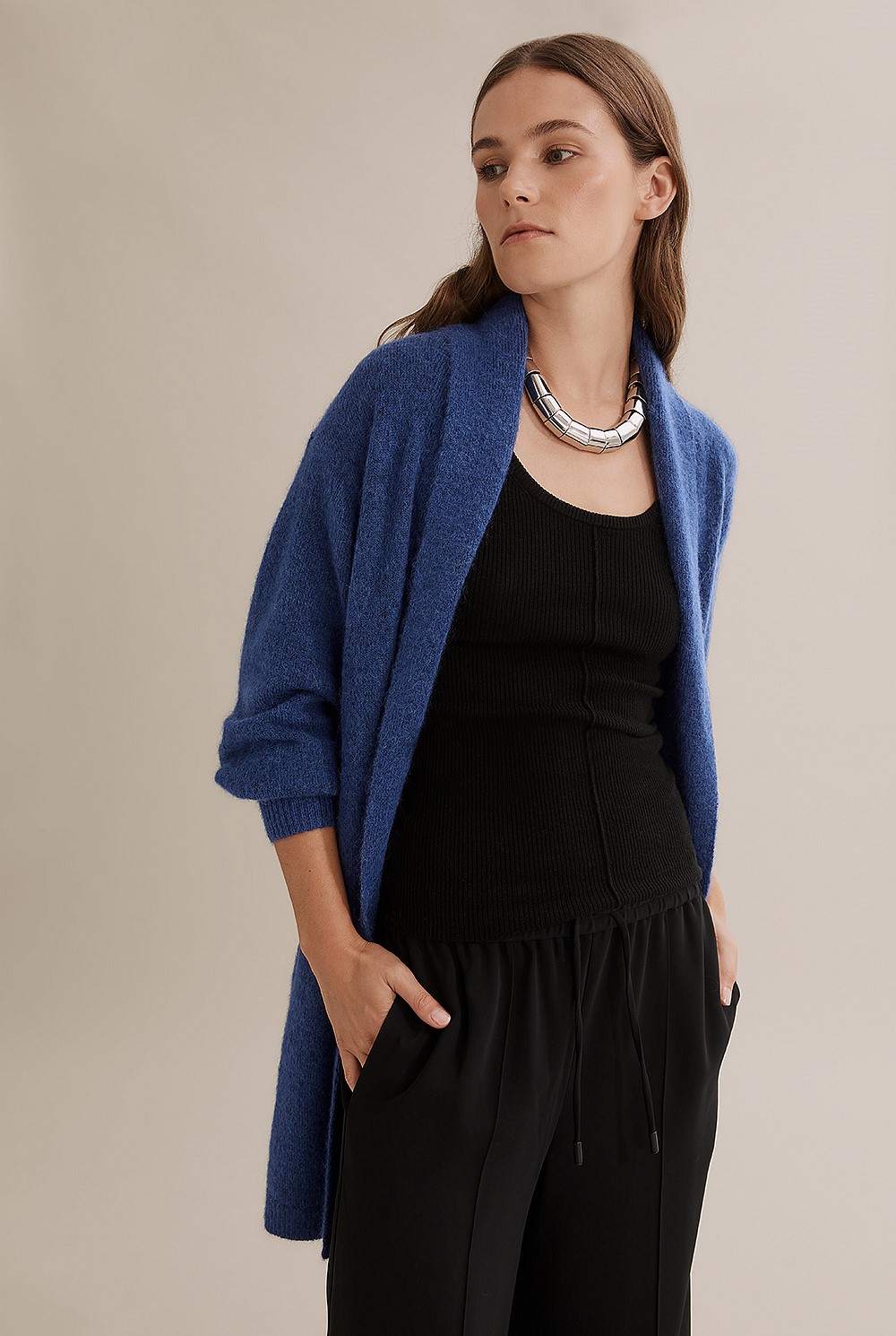 Katie／FLUFFY long cardigan SNOW BUNNY LONG CARDIGAN – AKIRA