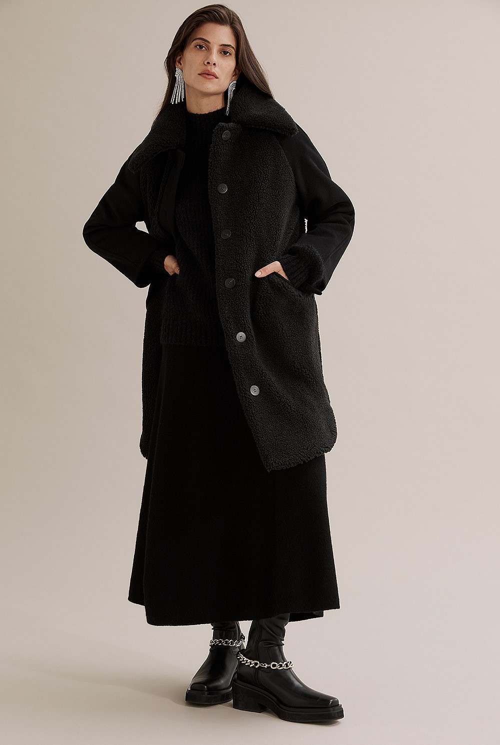 Black Teddy Jacket - Jackets & Coats | Country Road