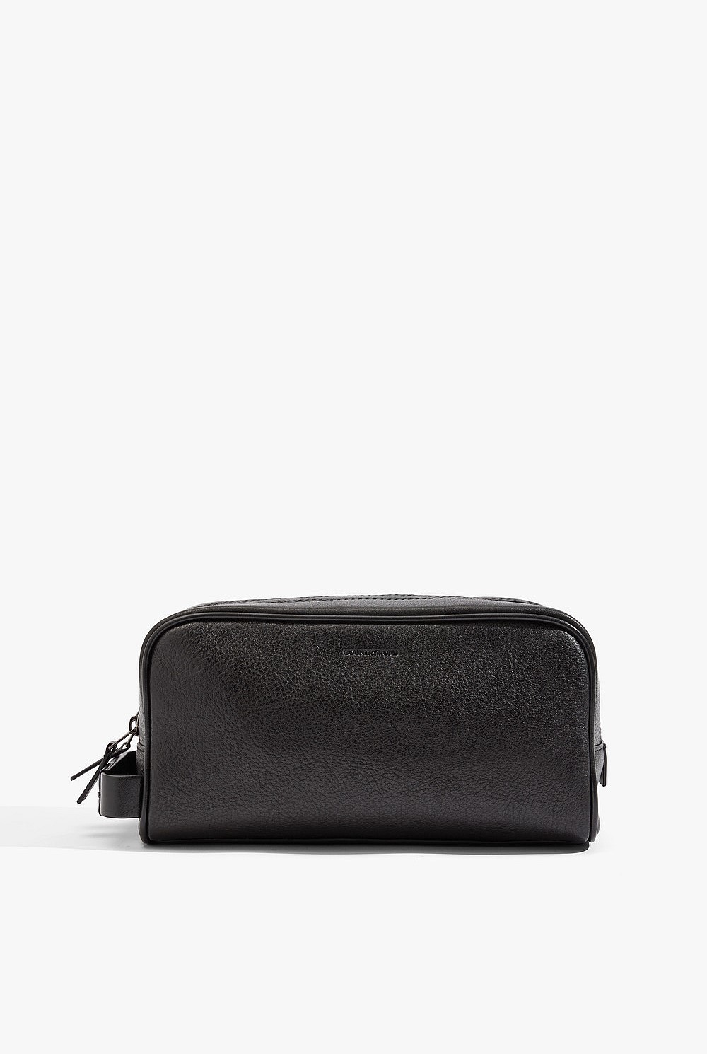 Black Large Leather Wash Bag Bags Country Road