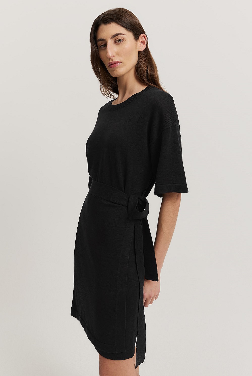 gabriela hearst linen dress Gabriela Hearst - Linnea Maxi Dress in Black Aloe Linen - Black - 42 main image 1