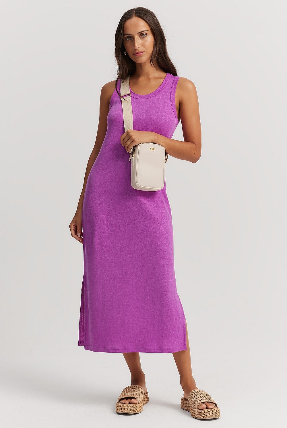 tulip hem halter dress Elegant Halter Tulip Long Dress with Open Back – FancyVestido main image 1