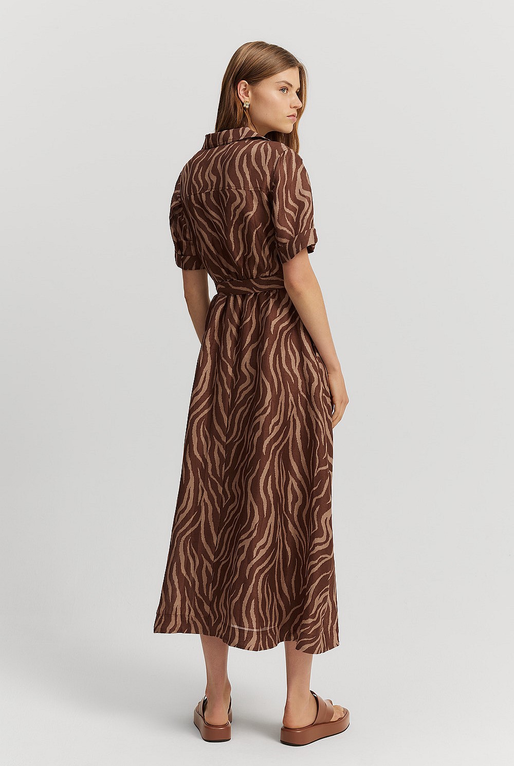knee length dresses for ladies Melody Zebra Ultra Maxi Dress main image 1