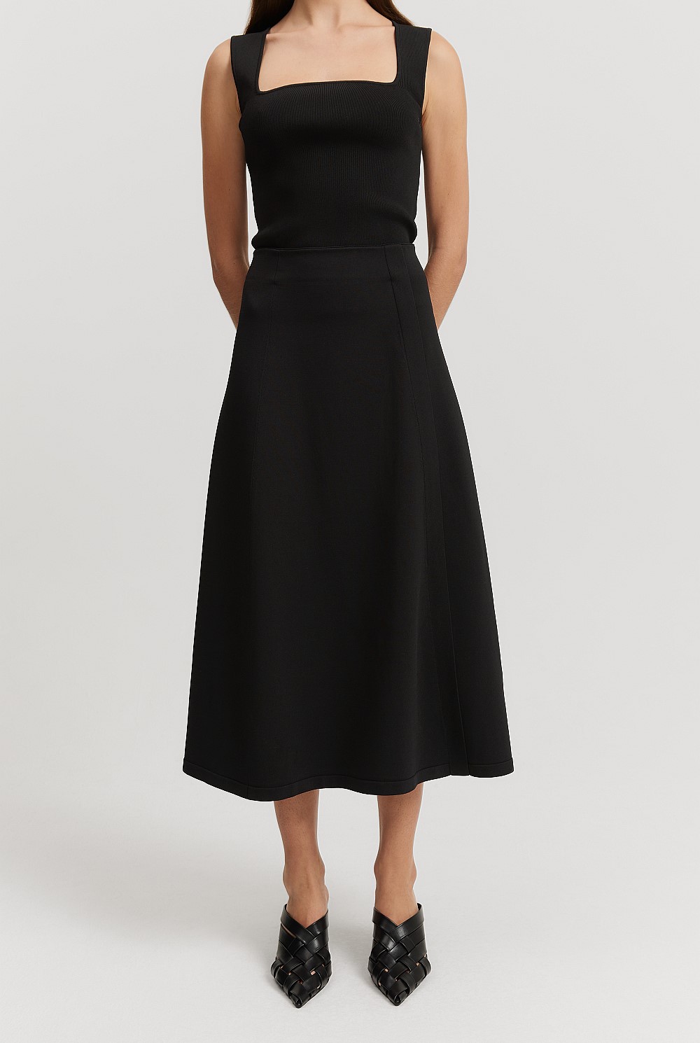 navy blue dress for baby girl Bleusalt The A-Line Skirt | Navy