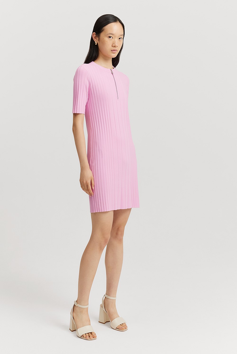 Rose Knit Mini Dress - Knitwear | Country Road