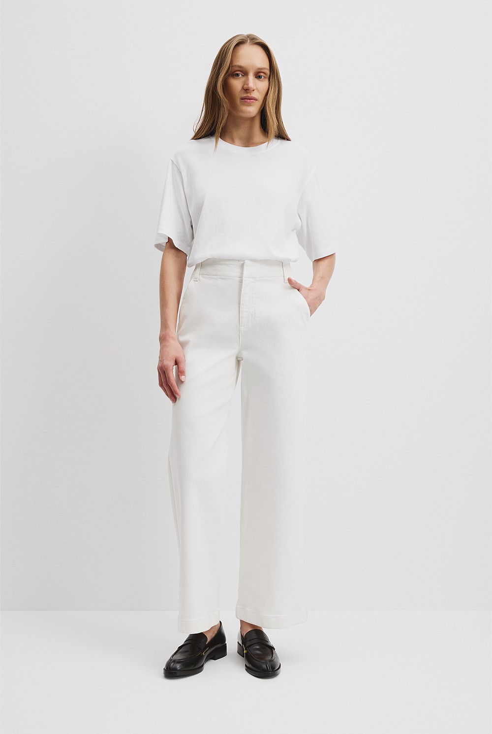 White High Rise Wide Leg Jean Best Sellers Country Road