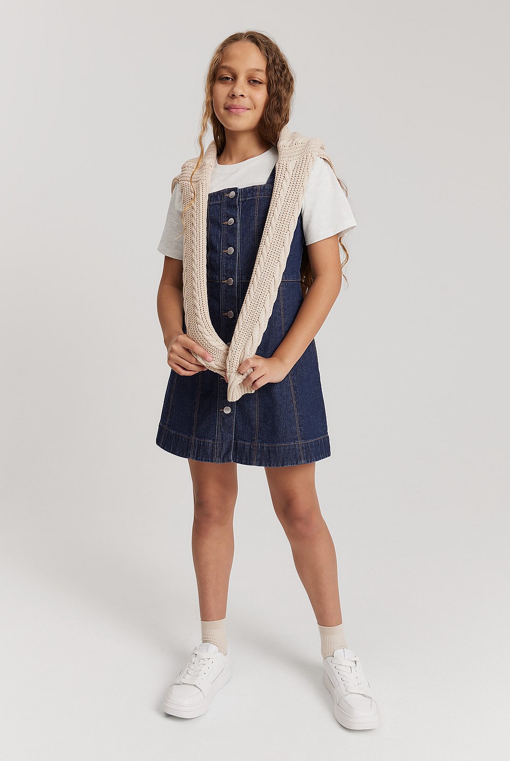 Teen Denim Pinafore Dress - Dresses | Country Road Teen Denim Pinafore Dress - Dresses | Country Road