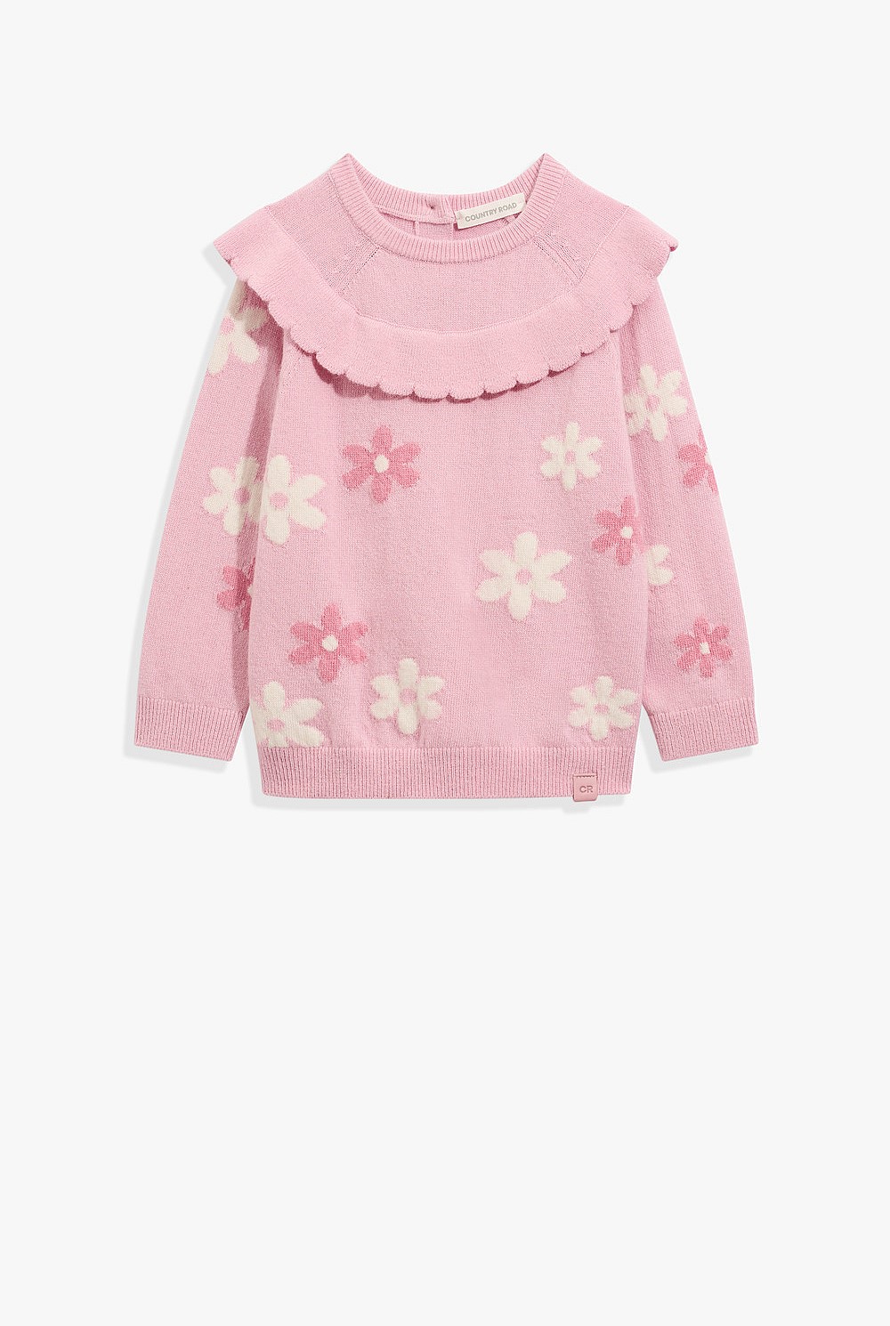 Rose Flower Knit Pullover - Knitwear | Country Road