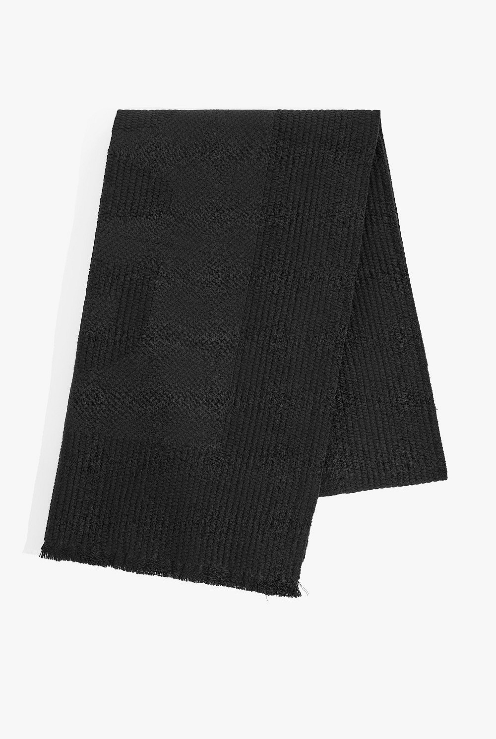 Black Modern Logo Scarf - Hats, Scarves & Gloves | Country Road